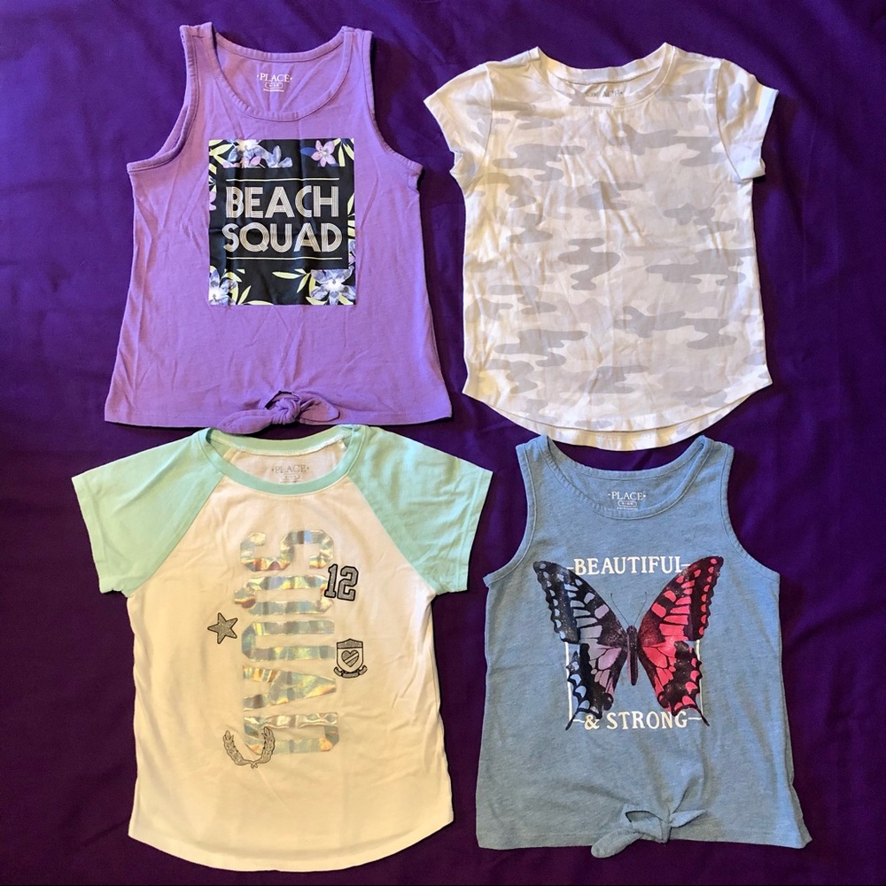 Children’s Place 4 Summer Tops Size S 5/6